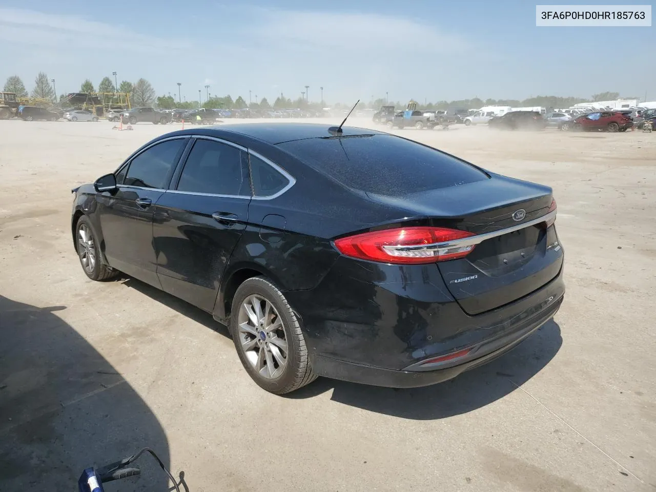 2017 Ford Fusion Se VIN: 3FA6P0HD0HR185763 Lot: 50956504