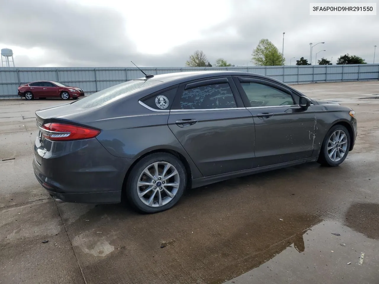 2017 Ford Fusion Se VIN: 3FA6P0HD9HR291550 Lot: 53063874