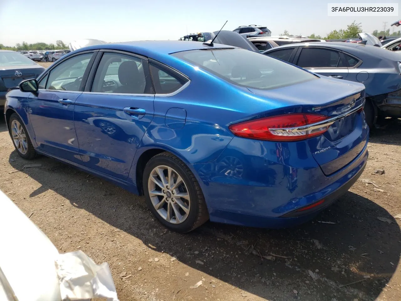 2017 Ford Fusion Se Hybrid VIN: 3FA6P0LU3HR223039 Lot: 54468874