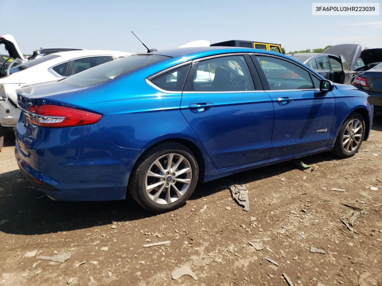 2017 Ford Fusion Se Hybrid VIN: 3FA6P0LU3HR223039 Lot: 54468874