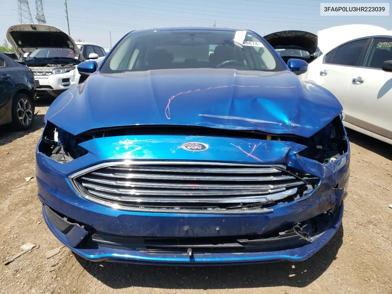 2017 Ford Fusion Se Hybrid VIN: 3FA6P0LU3HR223039 Lot: 54468874