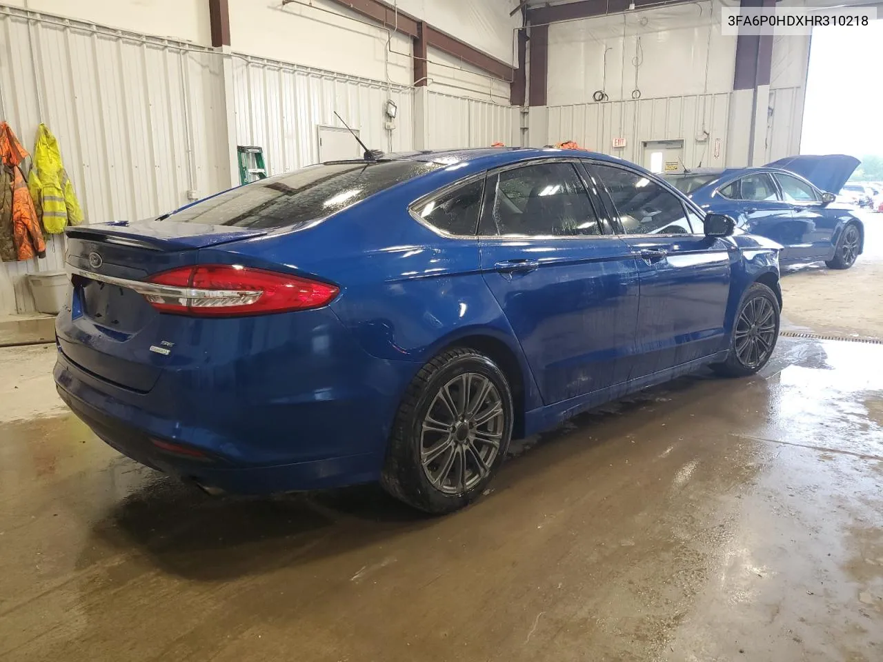 2017 Ford Fusion Se VIN: 3FA6P0HDXHR310218 Lot: 54724594