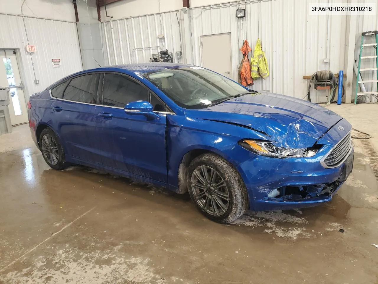 2017 Ford Fusion Se VIN: 3FA6P0HDXHR310218 Lot: 54724594