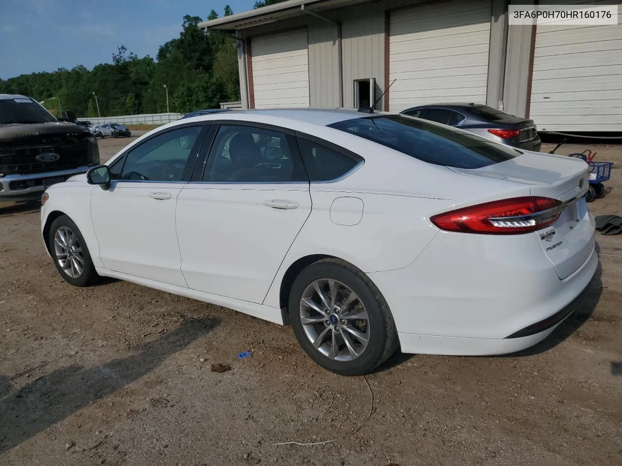 2017 Ford Fusion Se VIN: 3FA6P0H70HR160176 Lot: 55319004