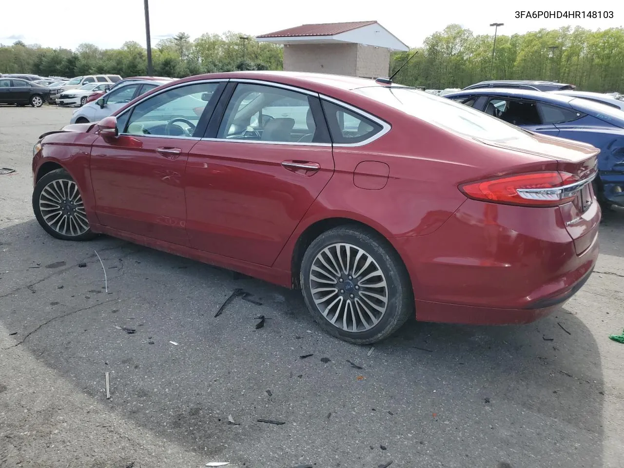 2017 Ford Fusion Se VIN: 3FA6P0HD4HR148103 Lot: 55465774