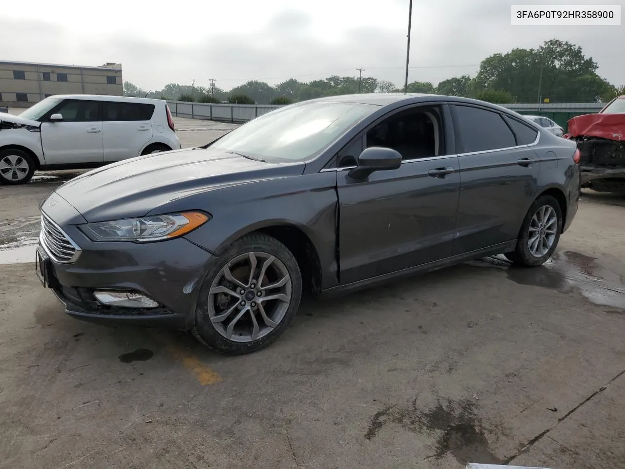 2017 Ford Fusion Se VIN: 3FA6P0T92HR358900 Lot: 55924154