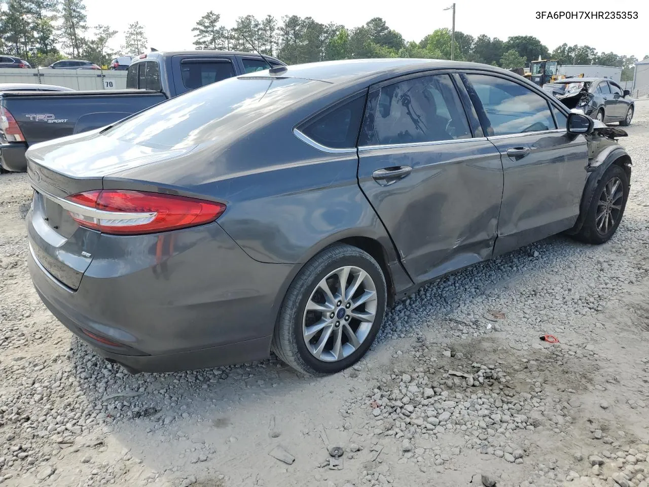 2017 Ford Fusion Se VIN: 3FA6P0H7XHR235353 Lot: 56006774