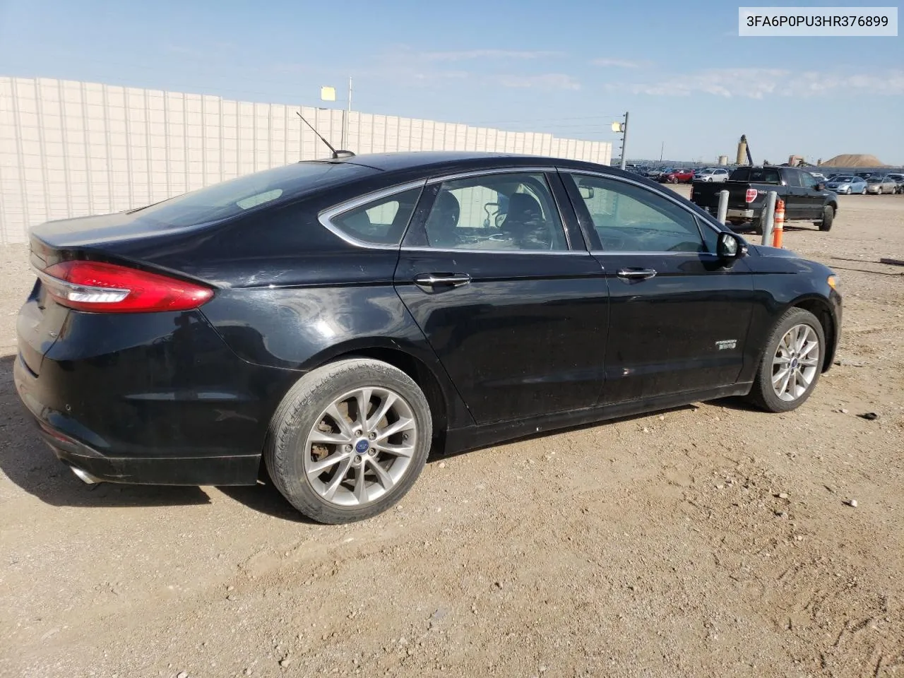 2017 Ford Fusion Se Phev VIN: 3FA6P0PU3HR376899 Lot: 56627654