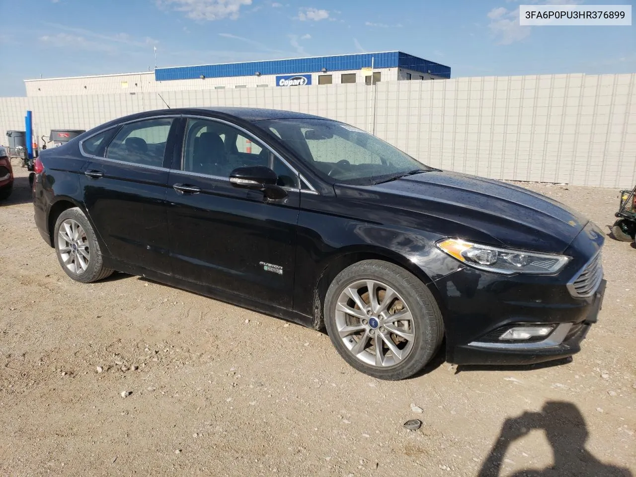 2017 Ford Fusion Se Phev VIN: 3FA6P0PU3HR376899 Lot: 56627654