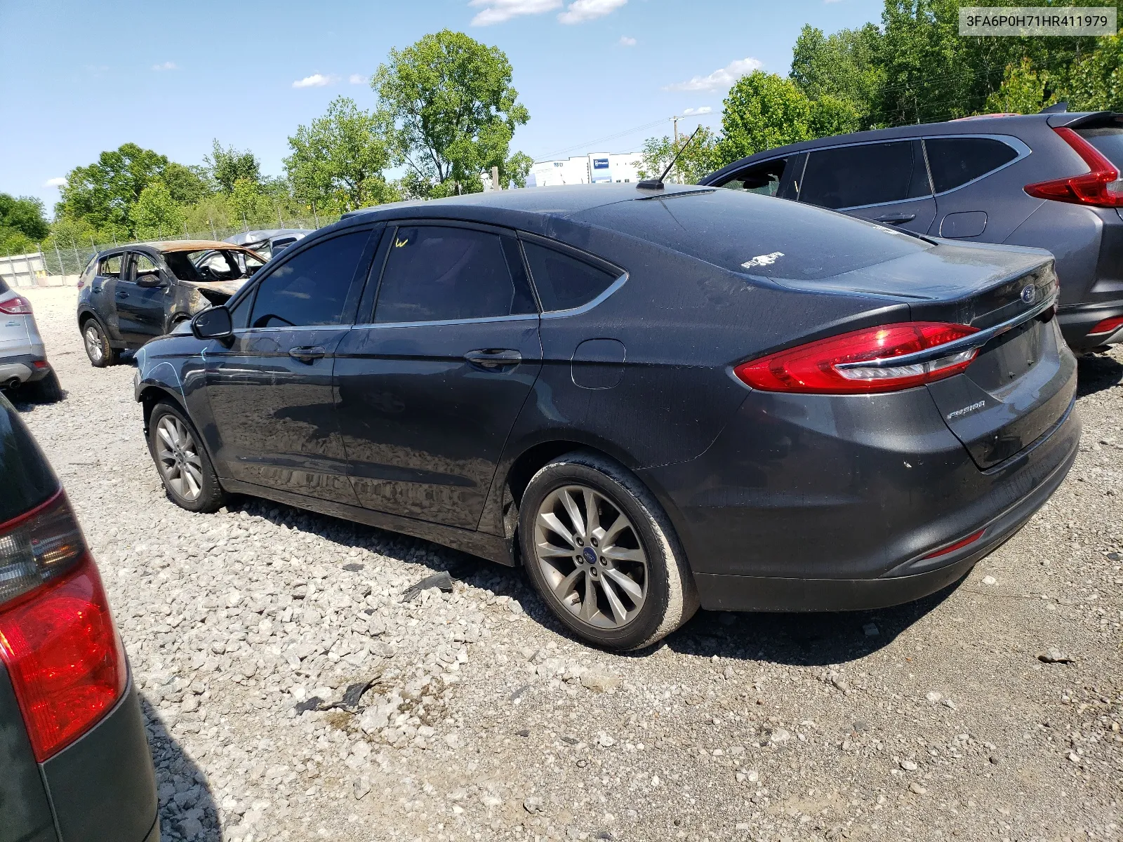 2017 Ford Fusion Se VIN: 3FA6P0H71HR411979 Lot: 56826504