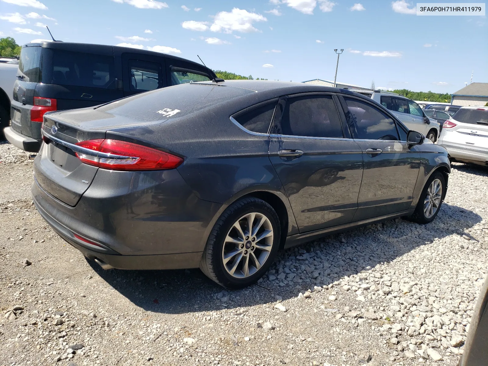 2017 Ford Fusion Se VIN: 3FA6P0H71HR411979 Lot: 56826504