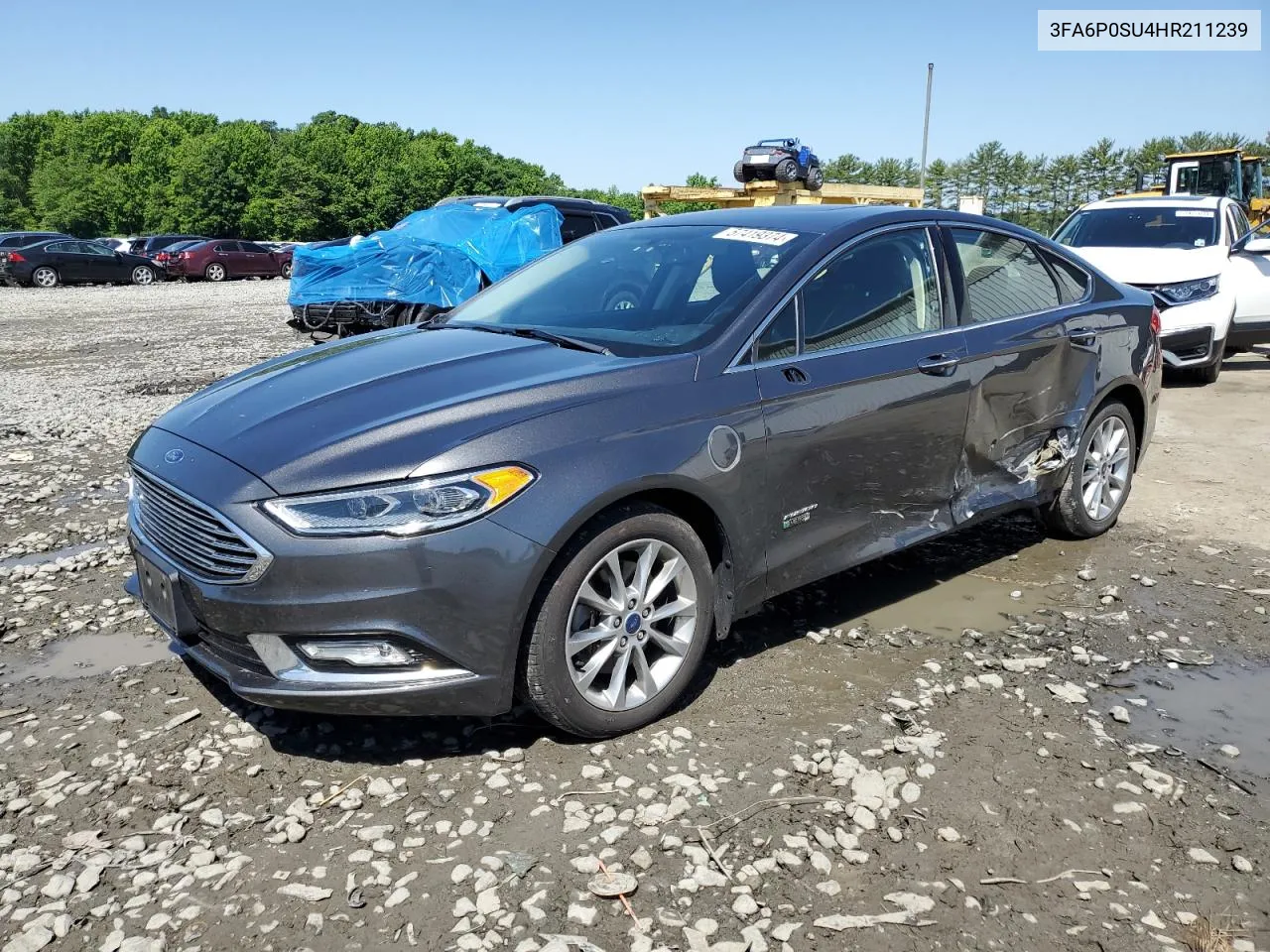 2017 Ford Fusion Titanium Phev VIN: 3FA6P0SU4HR211239 Lot: 57419374