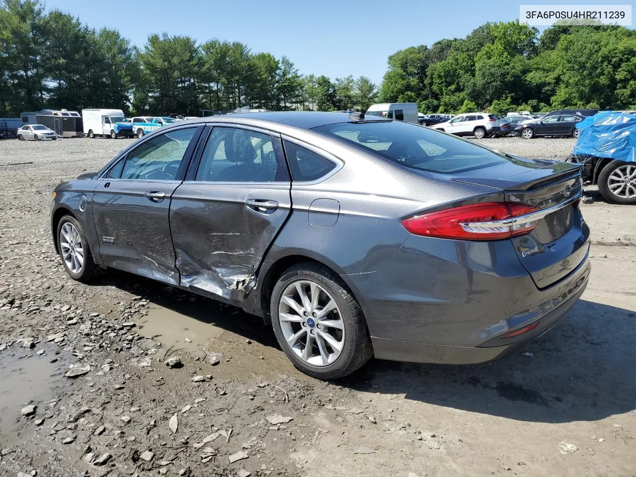 2017 Ford Fusion Titanium Phev VIN: 3FA6P0SU4HR211239 Lot: 57419374