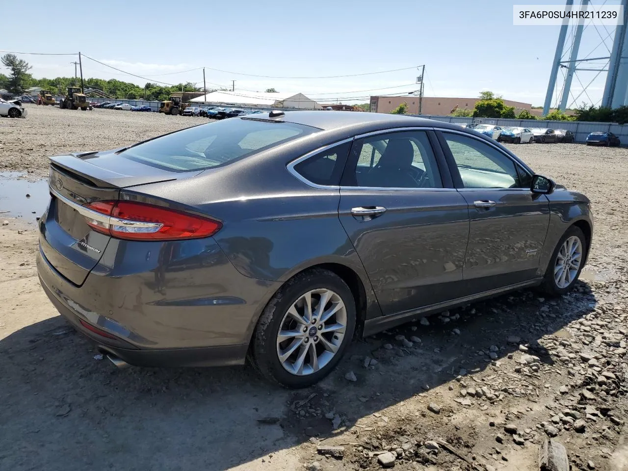 2017 Ford Fusion Titanium Phev VIN: 3FA6P0SU4HR211239 Lot: 57419374