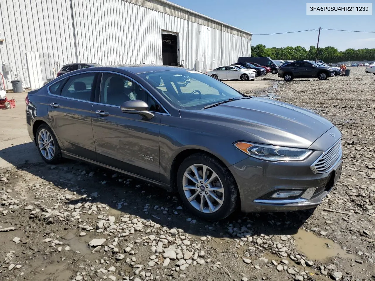 2017 Ford Fusion Titanium Phev VIN: 3FA6P0SU4HR211239 Lot: 57419374