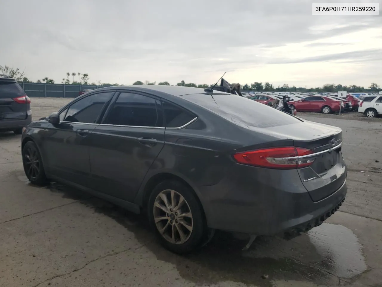 2017 Ford Fusion Se VIN: 3FA6P0H71HR259220 Lot: 57534034