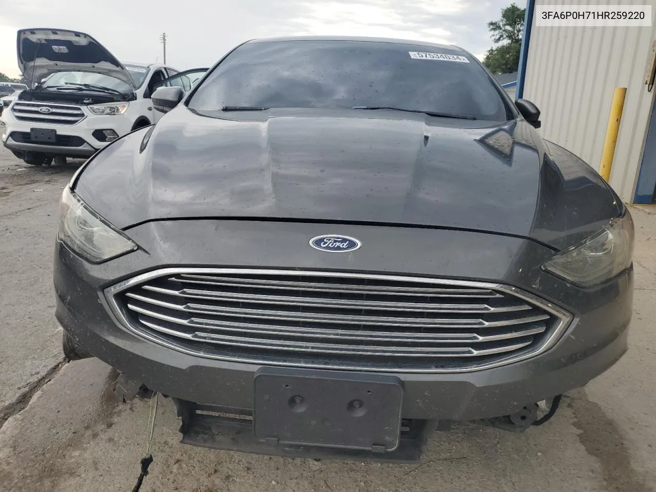 2017 Ford Fusion Se VIN: 3FA6P0H71HR259220 Lot: 57534034