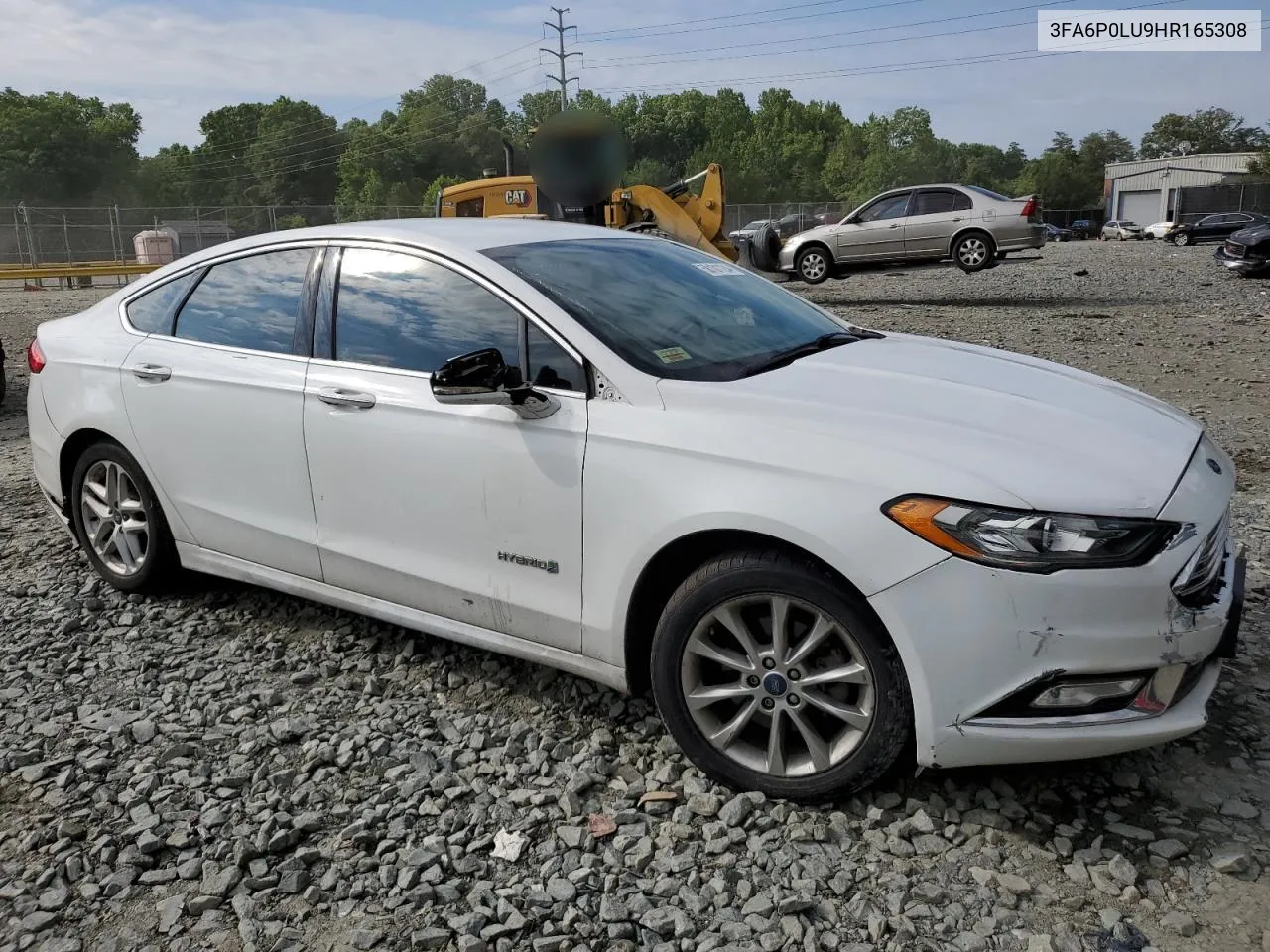 3FA6P0LU9HR165308 2017 Ford Fusion Se Hybrid