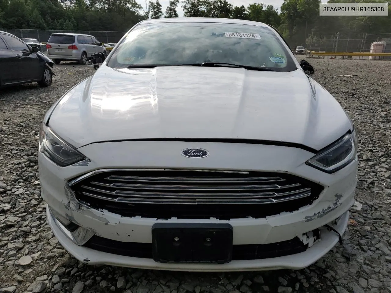 2017 Ford Fusion Se Hybrid VIN: 3FA6P0LU9HR165308 Lot: 58101124