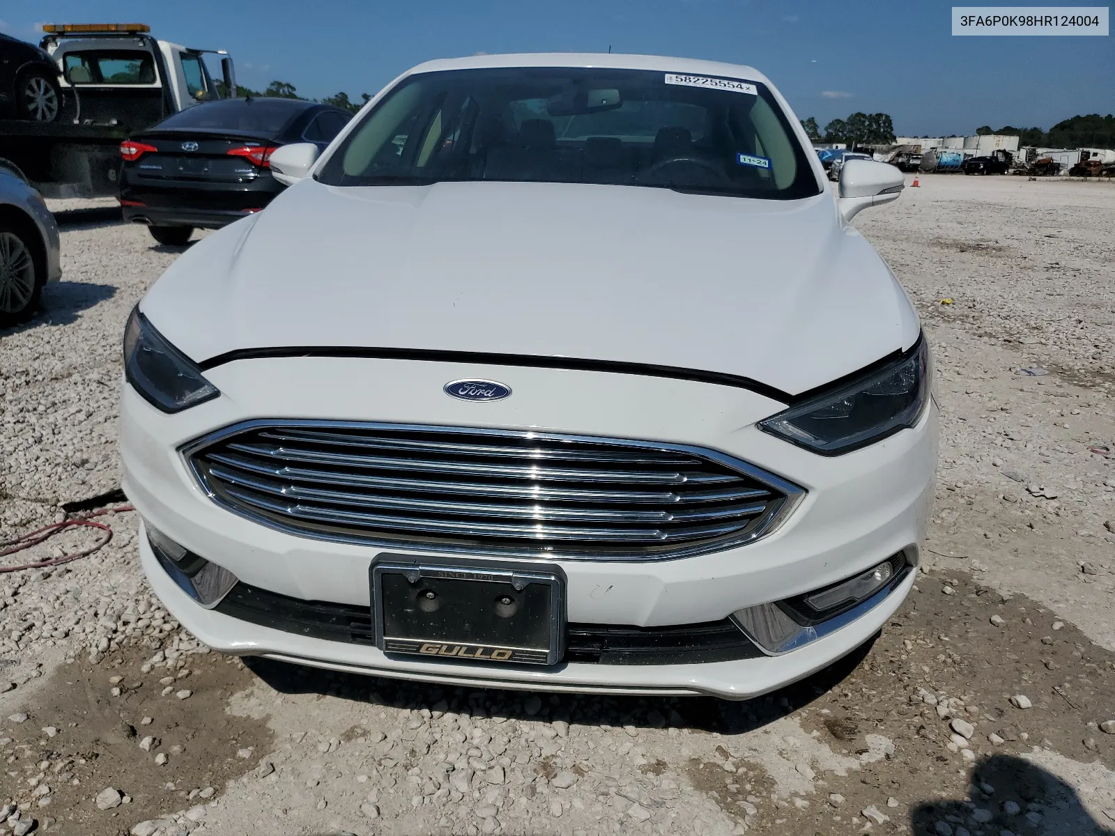 2017 Ford Fusion Titanium VIN: 3FA6P0K98HR124004 Lot: 58225554