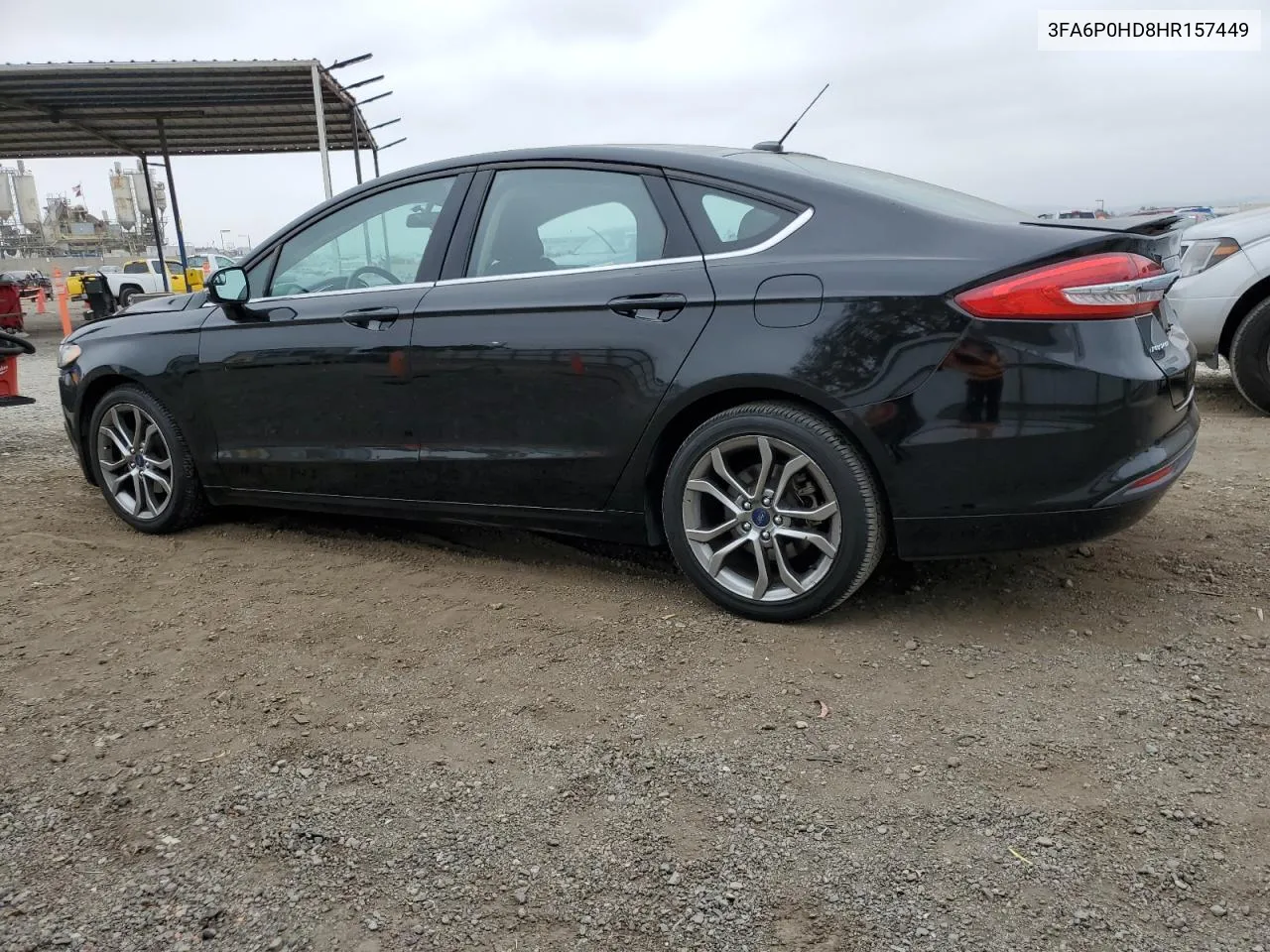 2017 Ford Fusion Se VIN: 3FA6P0HD8HR157449 Lot: 58783784