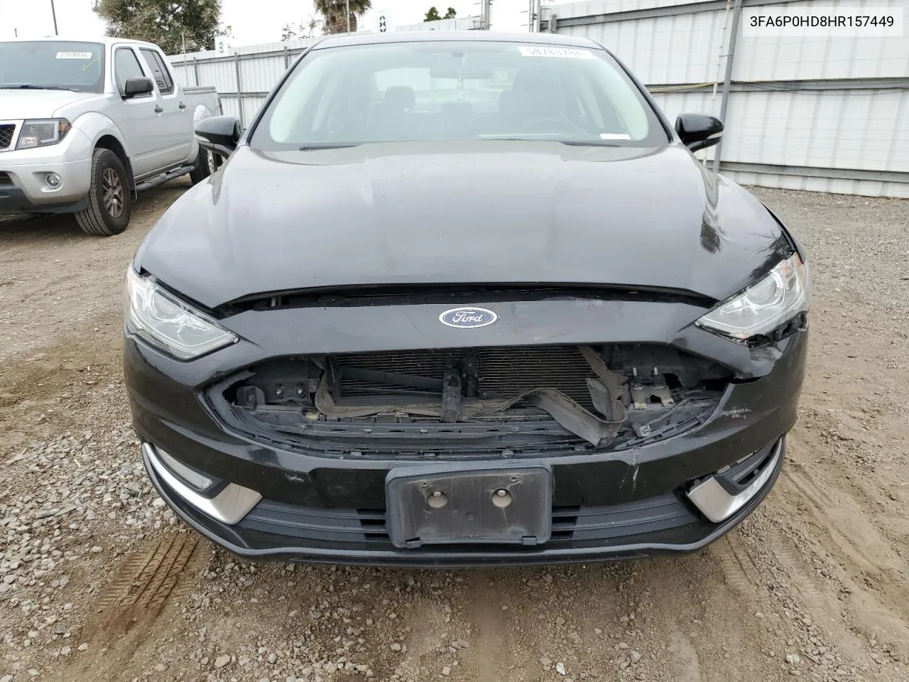 2017 Ford Fusion Se VIN: 3FA6P0HD8HR157449 Lot: 58783784