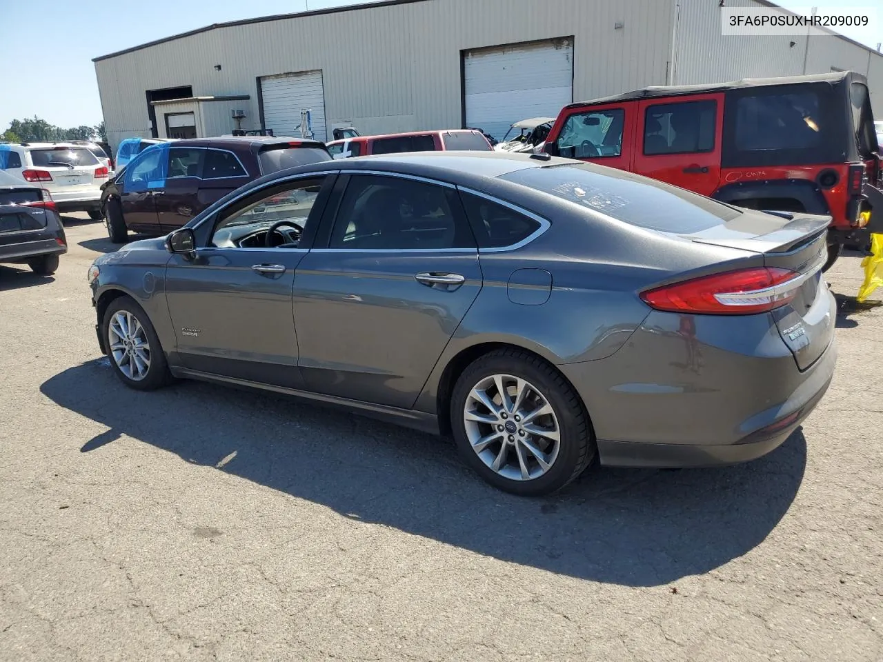 2017 Ford Fusion Titanium Phev VIN: 3FA6P0SUXHR209009 Lot: 59878144