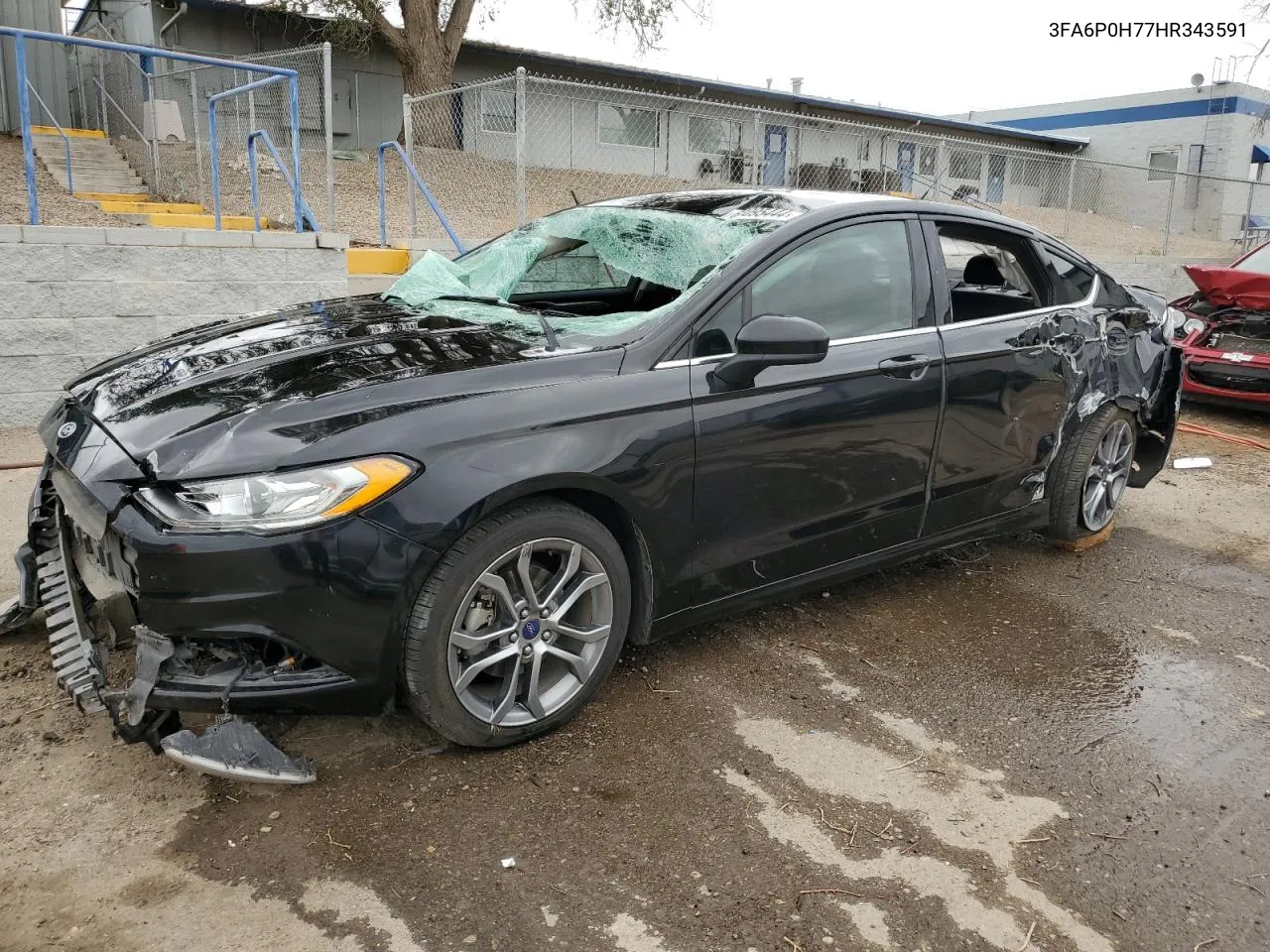 2017 Ford Fusion Se VIN: 3FA6P0H77HR343591 Lot: 60095444