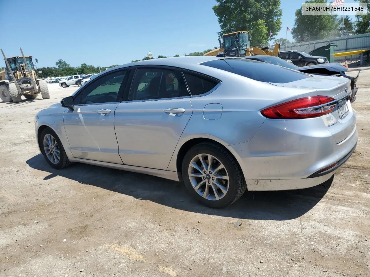 2017 Ford Fusion Se VIN: 3FA6P0H75HR231548 Lot: 60562174