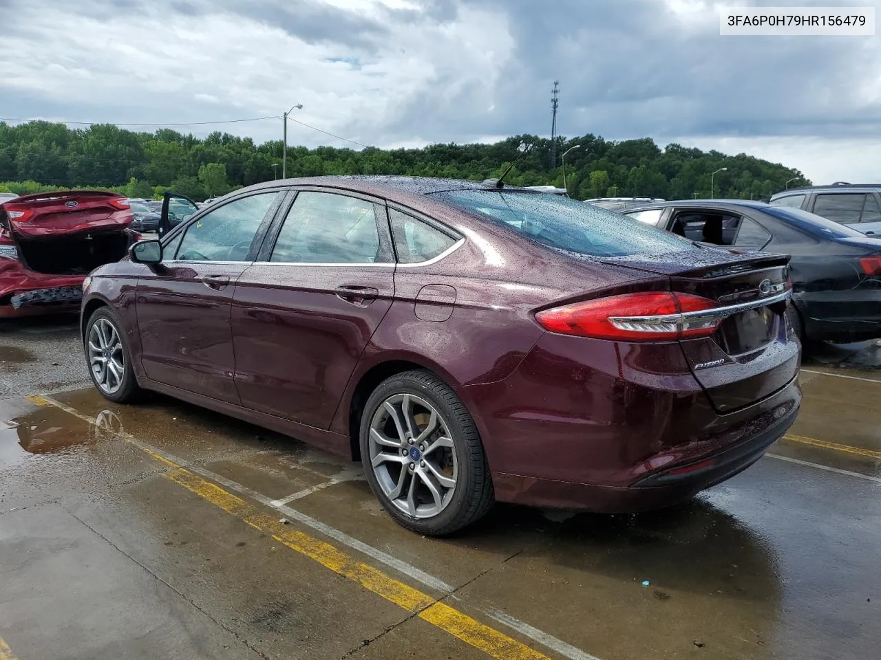 2017 Ford Fusion Se VIN: 3FA6P0H79HR156479 Lot: 61009674