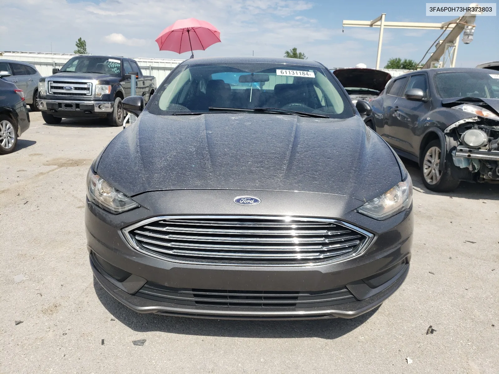 2017 Ford Fusion Se VIN: 3FA6P0H73HR373803 Lot: 61131184