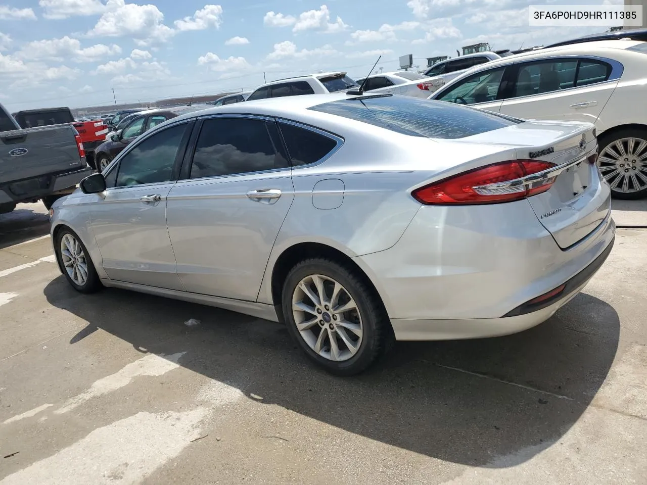 2017 Ford Fusion Se VIN: 3FA6P0HD9HR111385 Lot: 61275394