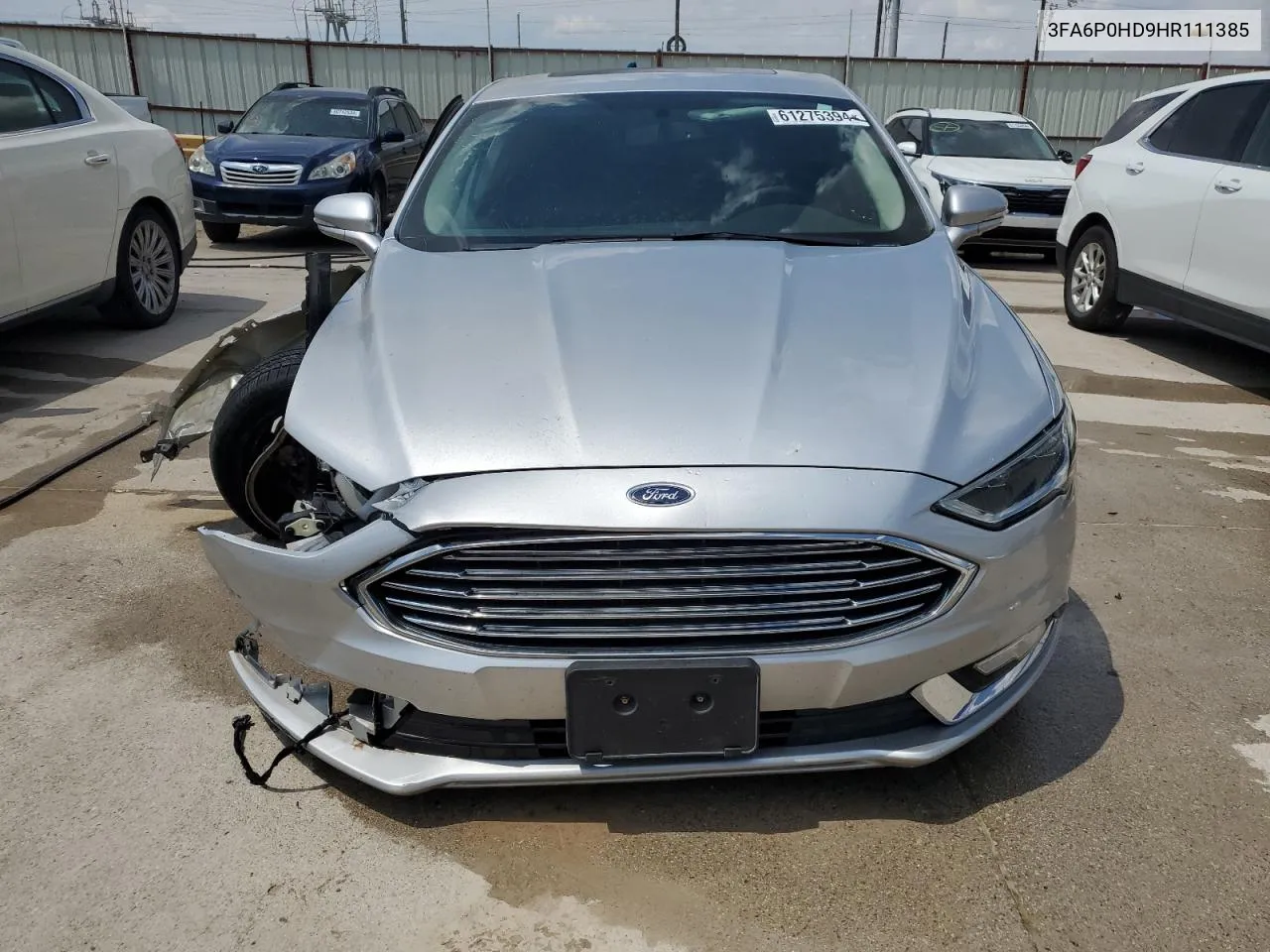 2017 Ford Fusion Se VIN: 3FA6P0HD9HR111385 Lot: 61275394