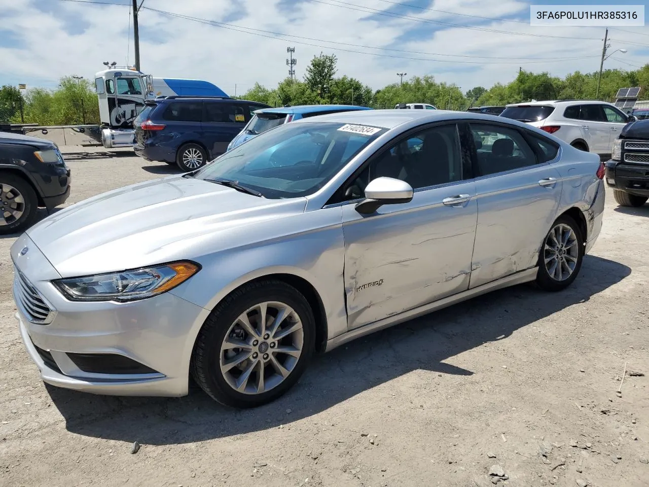 3FA6P0LU1HR385316 2017 Ford Fusion Se Hybrid