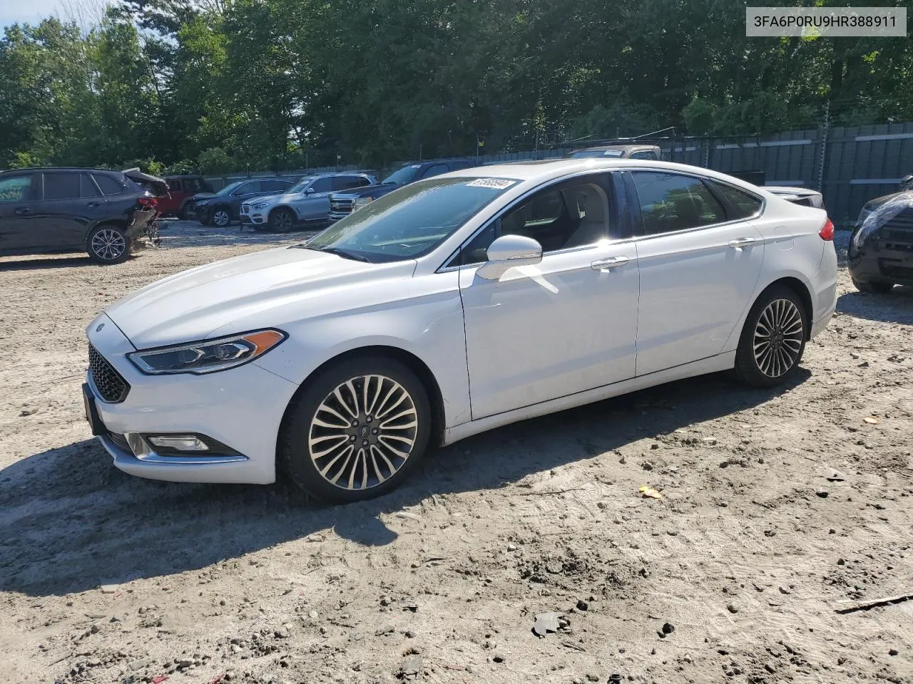 3FA6P0RU9HR388911 2017 Ford Fusion Titanium Hev