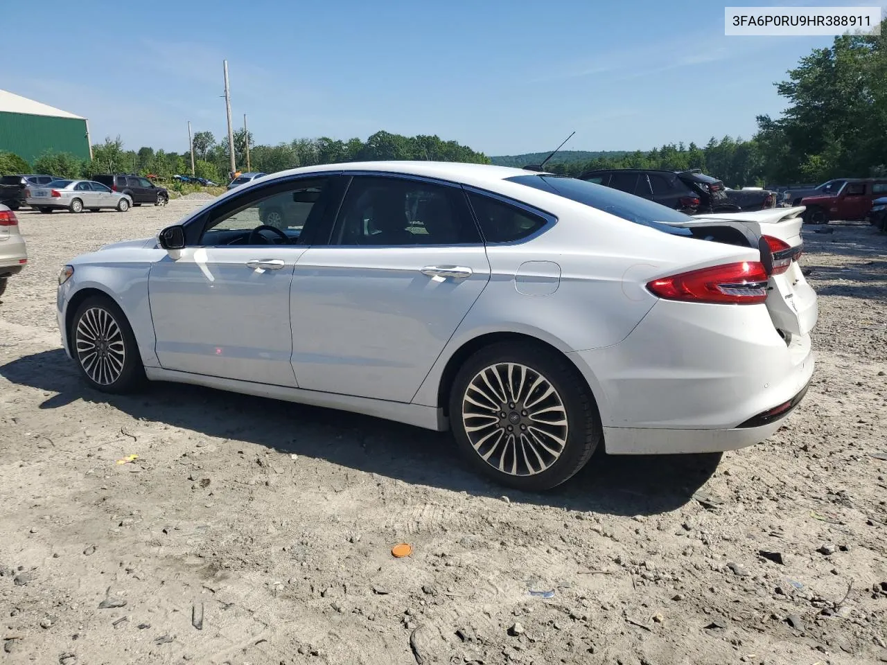 2017 Ford Fusion Titanium Hev VIN: 3FA6P0RU9HR388911 Lot: 61560594