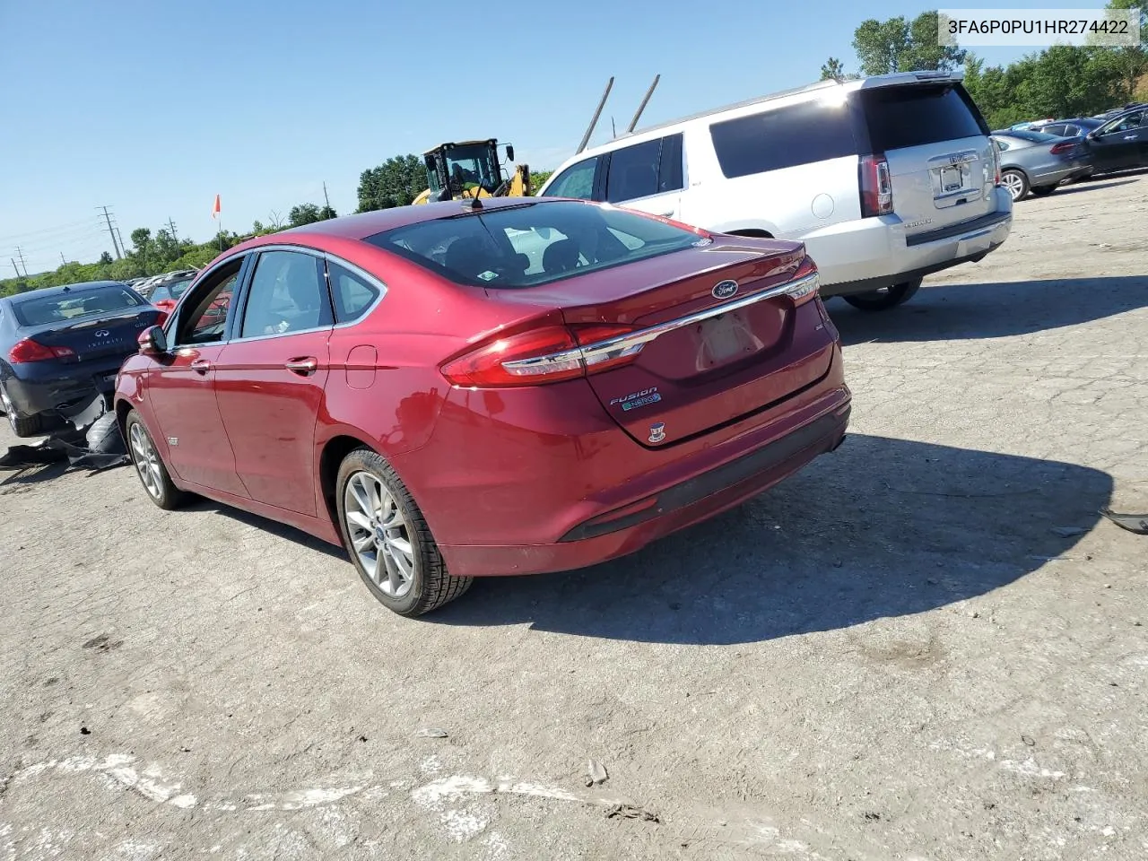 3FA6P0PU1HR274422 2017 Ford Fusion Se Phev