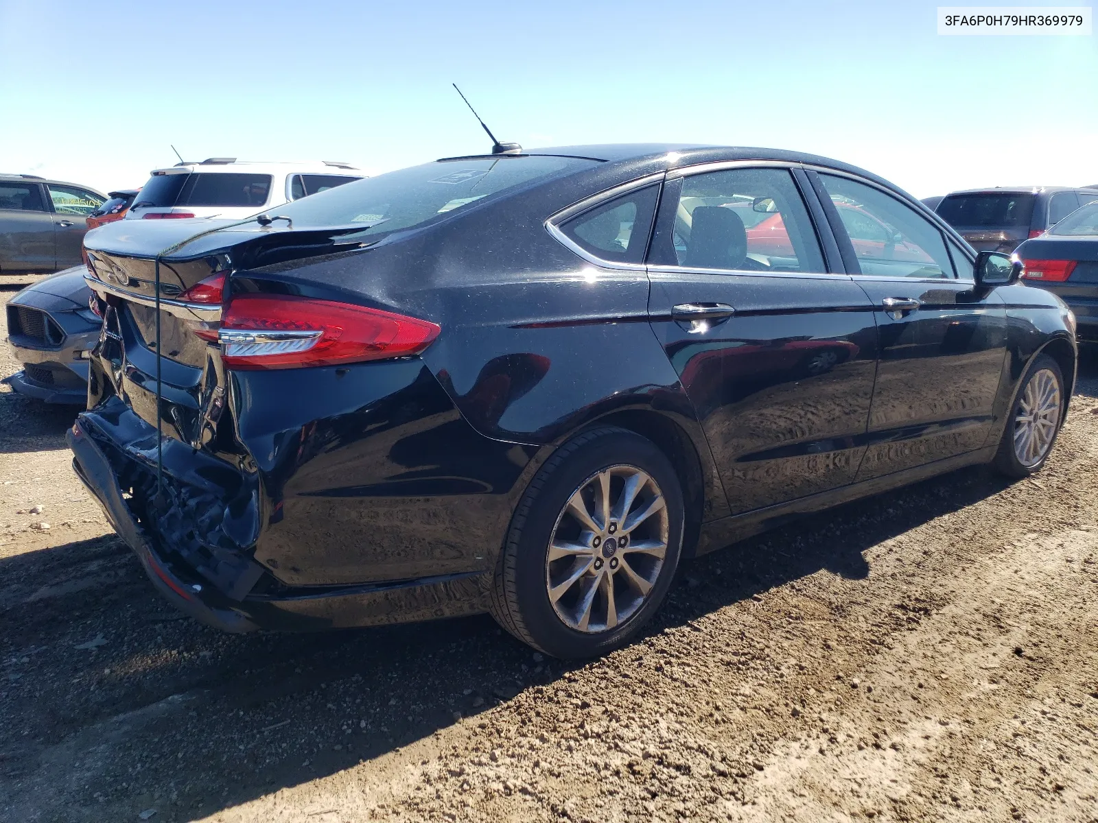 2017 Ford Fusion Se VIN: 3FA6P0H79HR369979 Lot: 61716044