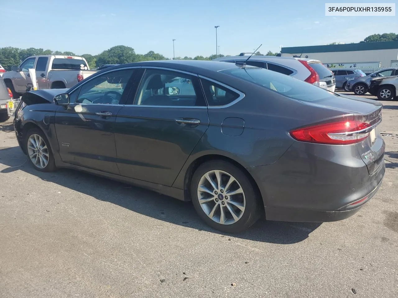 2017 Ford Fusion Se Phev VIN: 3FA6P0PUXHR135955 Lot: 61814484