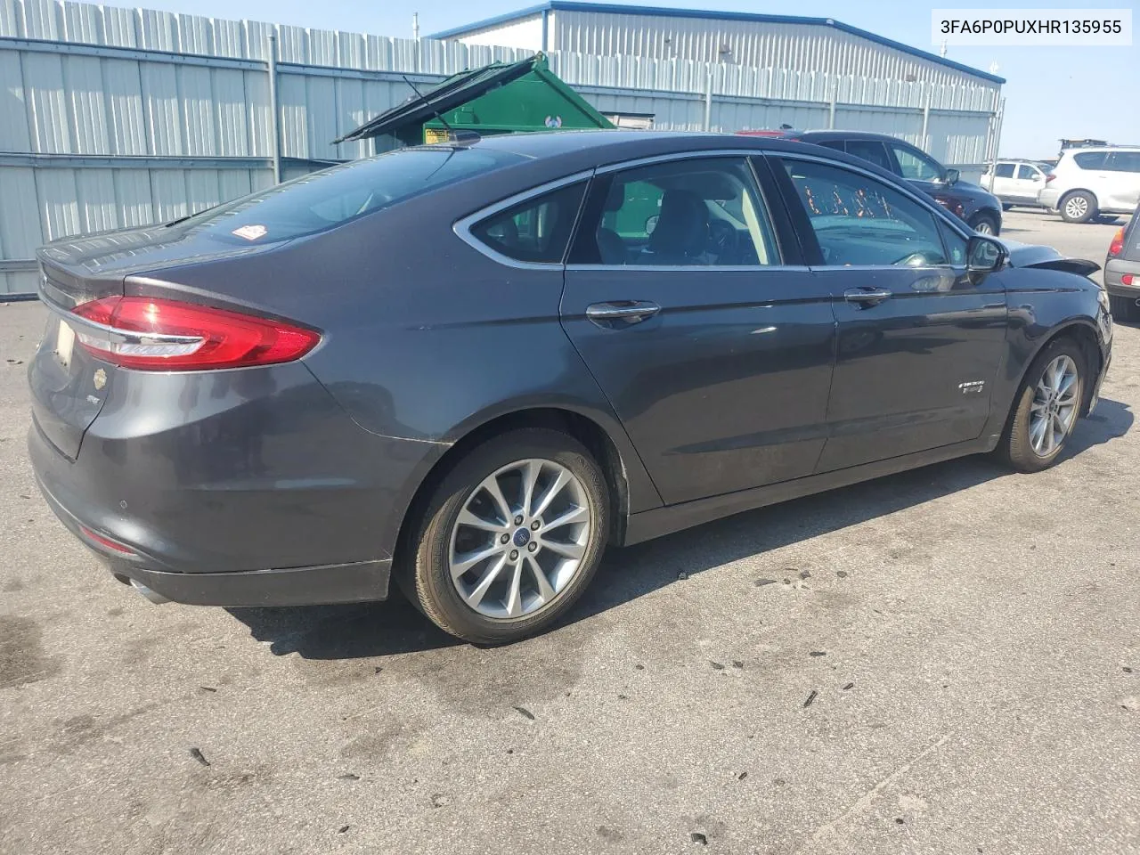 3FA6P0PUXHR135955 2017 Ford Fusion Se Phev