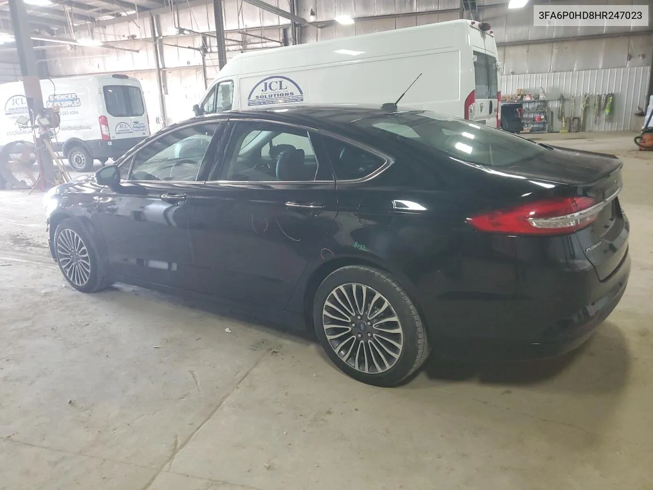 2017 Ford Fusion Se VIN: 3FA6P0HD8HR247023 Lot: 61916944