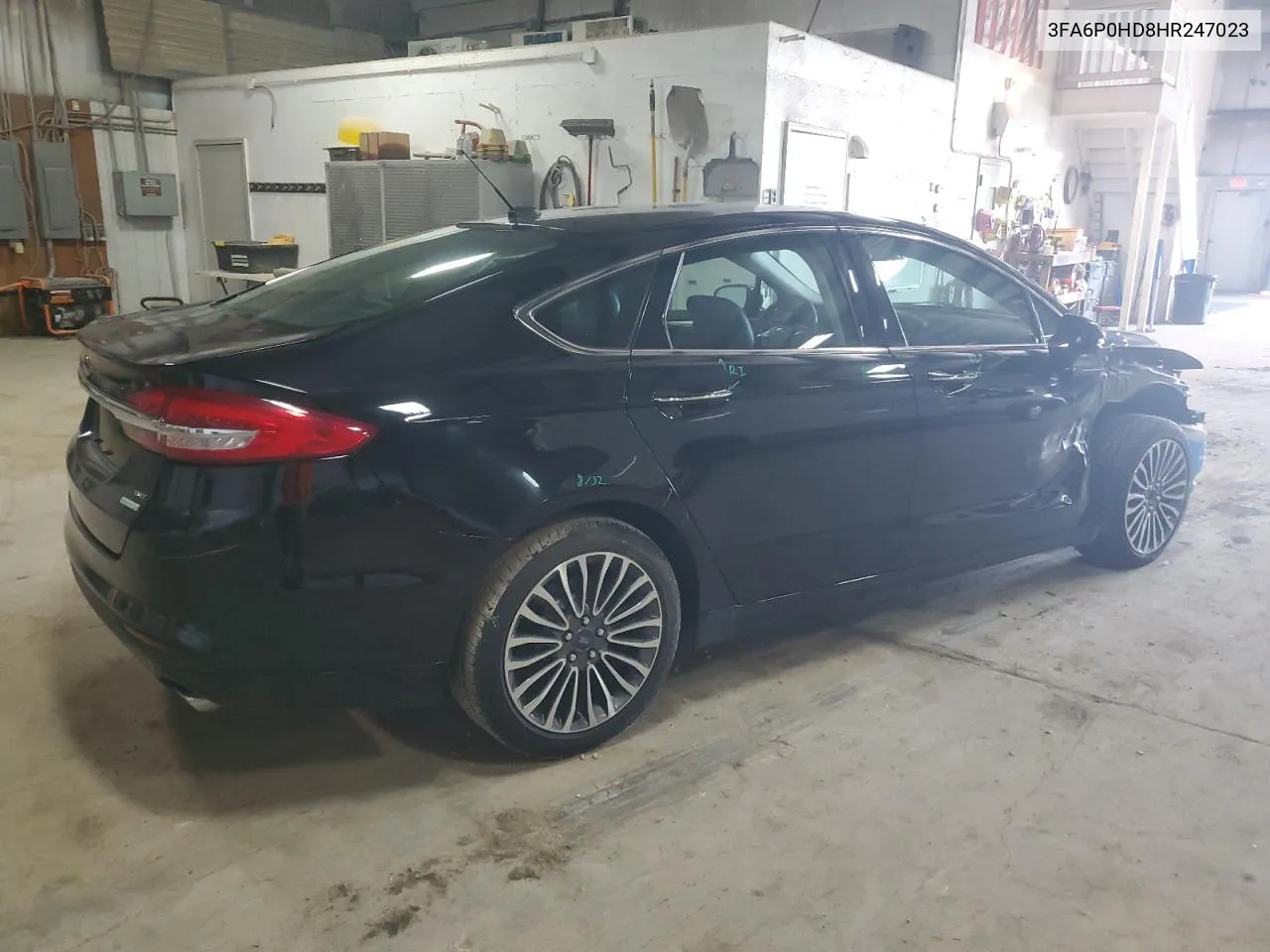 2017 Ford Fusion Se VIN: 3FA6P0HD8HR247023 Lot: 61916944