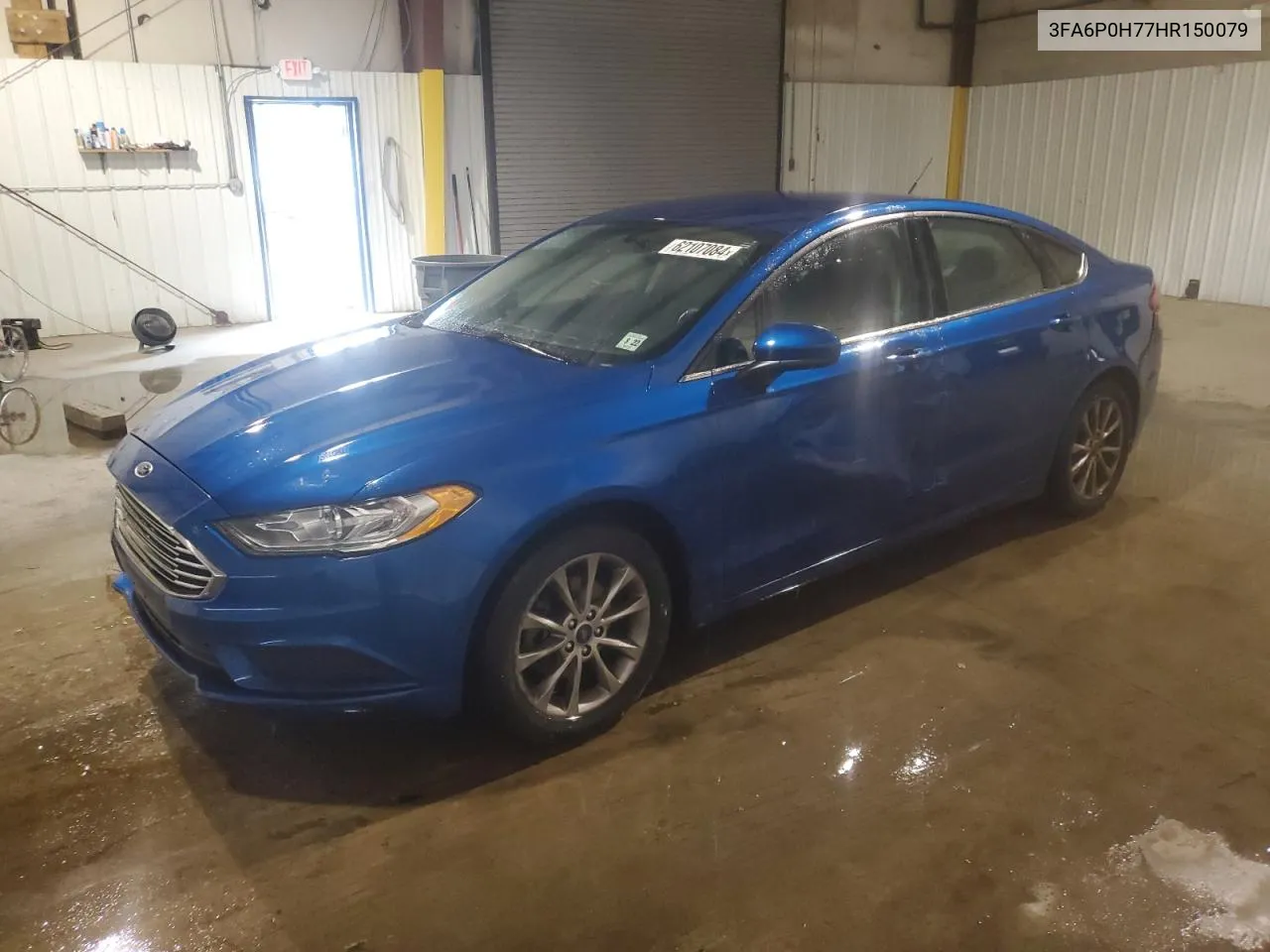 2017 Ford Fusion Se VIN: 3FA6P0H77HR150079 Lot: 62107084