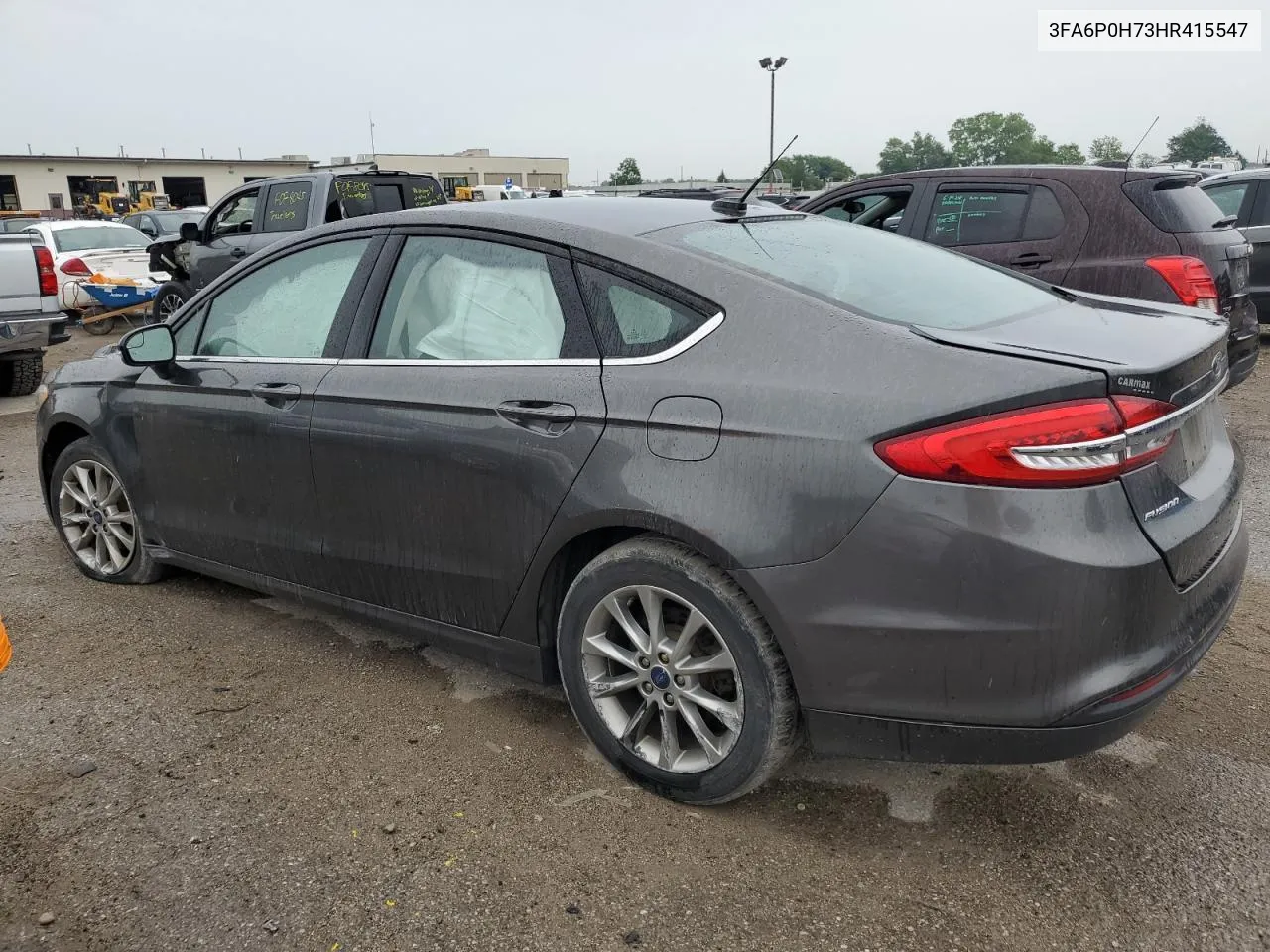 2017 Ford Fusion Se VIN: 3FA6P0H73HR415547 Lot: 62278984