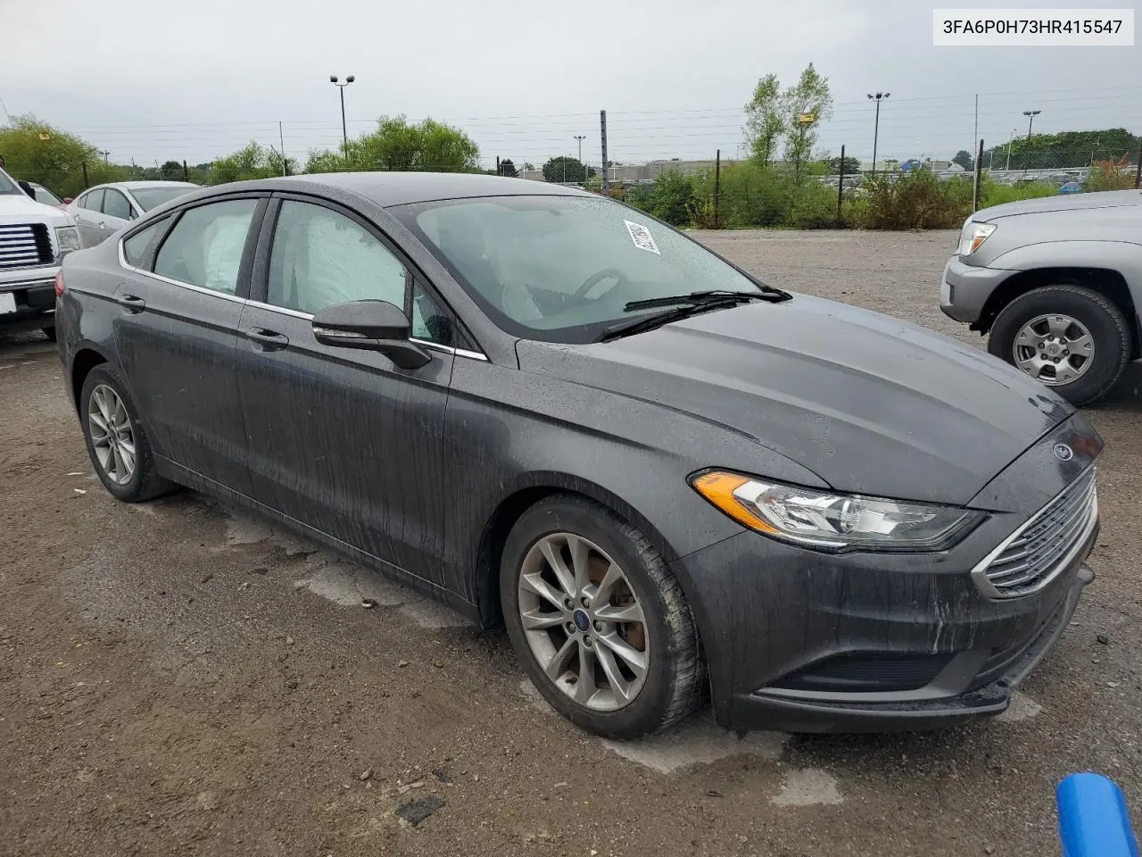 2017 Ford Fusion Se VIN: 3FA6P0H73HR415547 Lot: 62278984