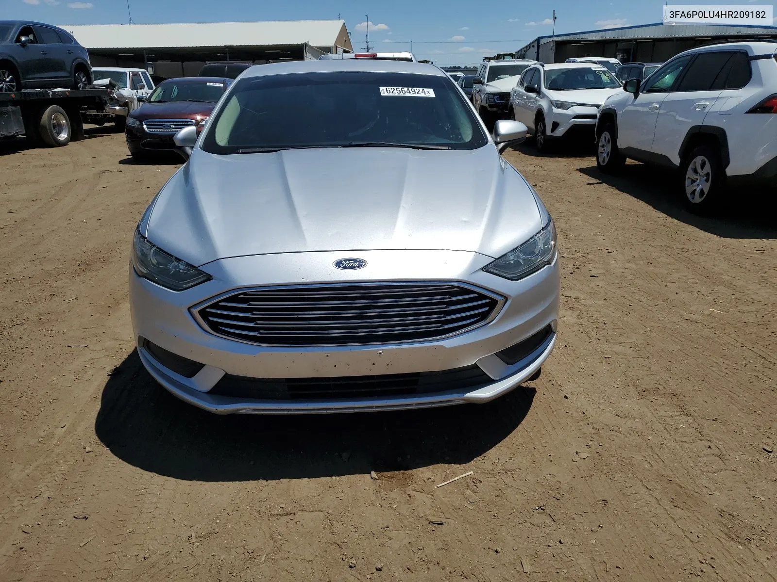 2017 Ford Fusion Se Hybrid VIN: 3FA6P0LU4HR209182 Lot: 62564924