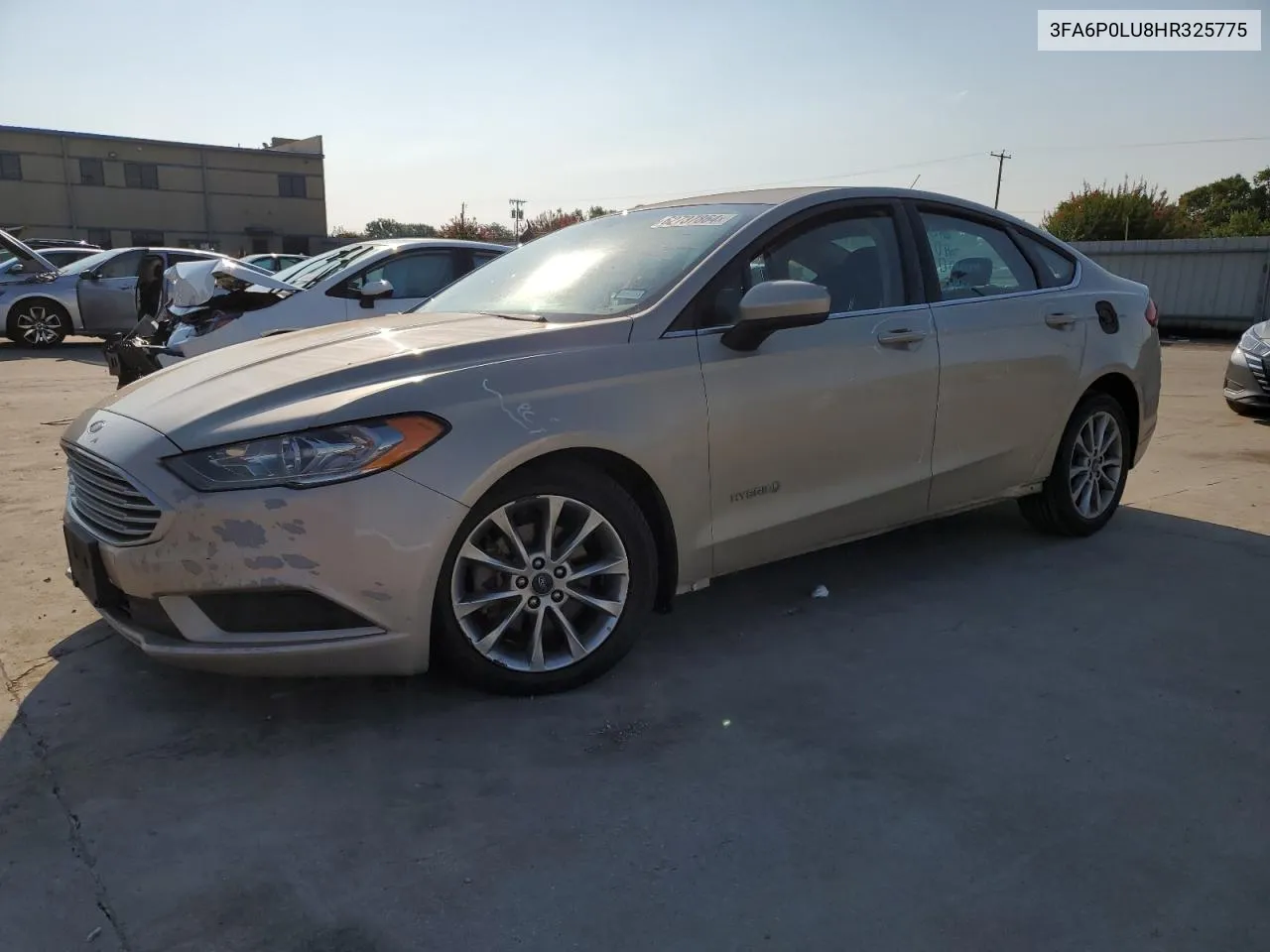 2017 Ford Fusion Se Hybrid VIN: 3FA6P0LU8HR325775 Lot: 62737864