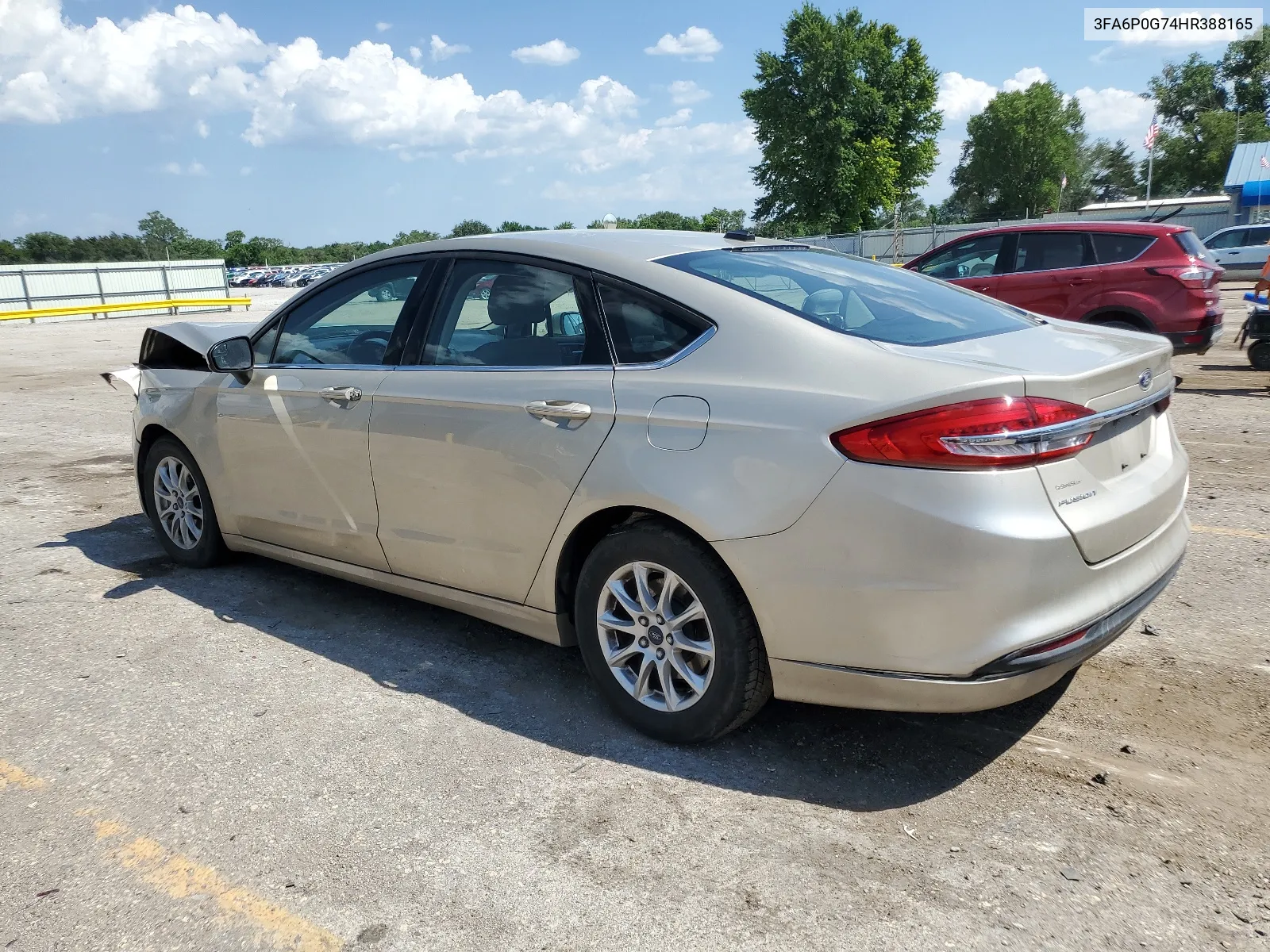 2017 Ford Fusion S VIN: 3FA6P0G74HR388165 Lot: 62943664