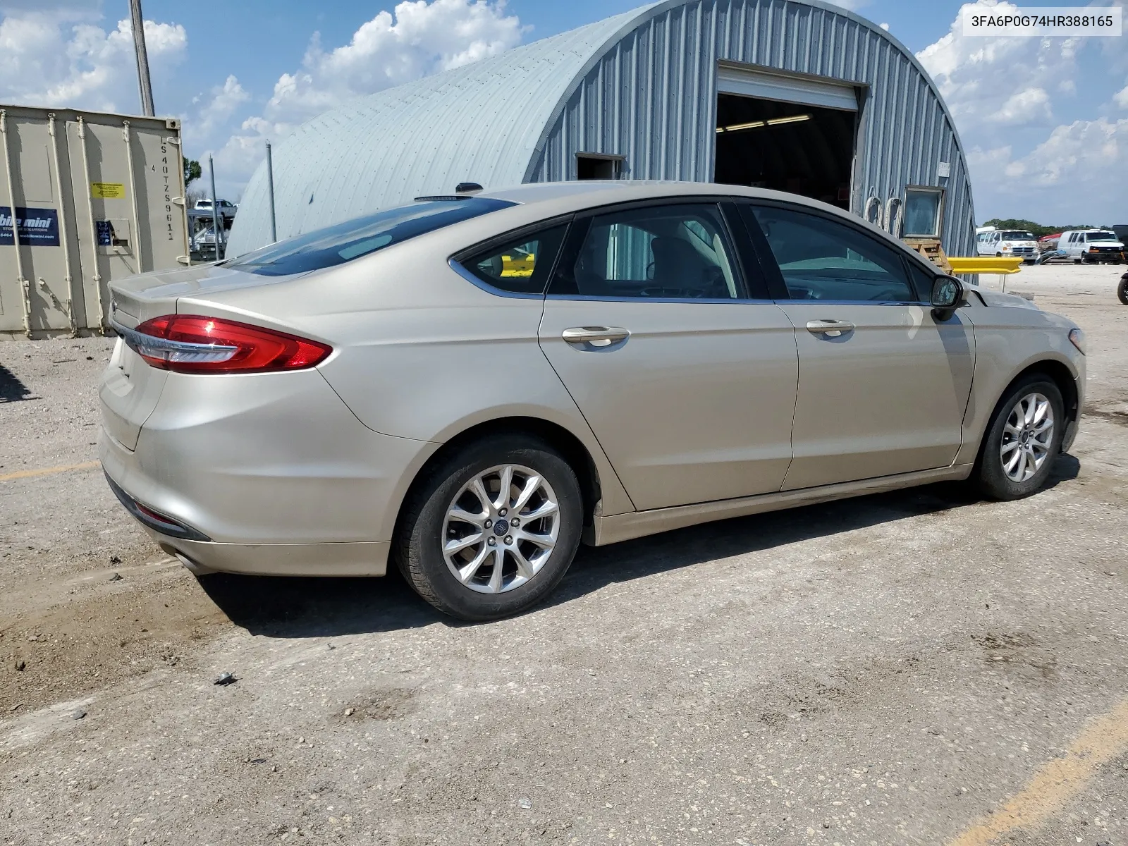 2017 Ford Fusion S VIN: 3FA6P0G74HR388165 Lot: 62943664