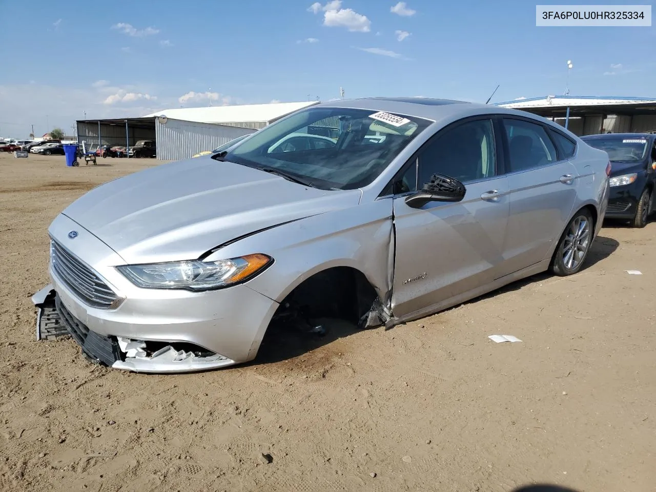 2017 Ford Fusion Se Hybrid VIN: 3FA6P0LU0HR325334 Lot: 63055554